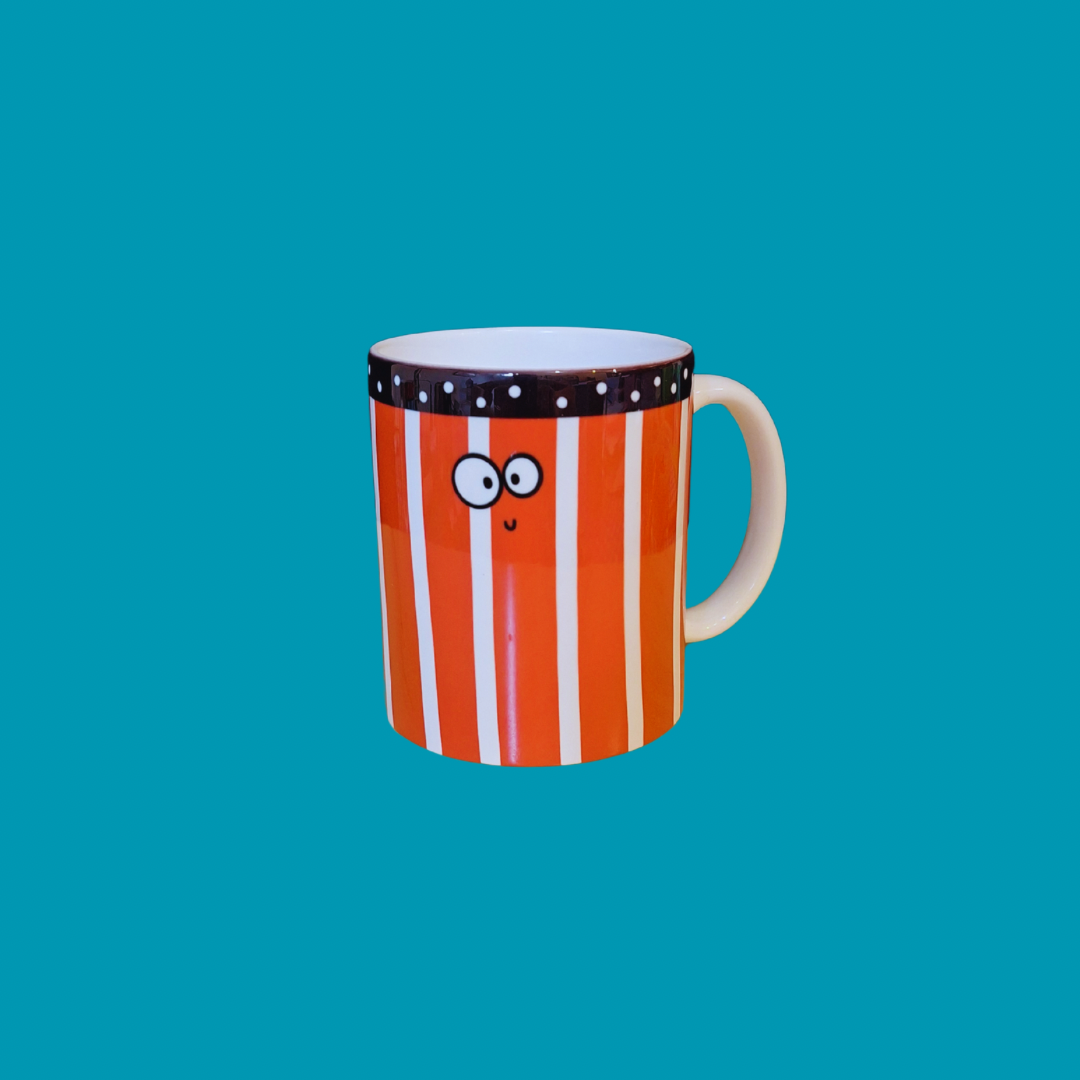 tazza lallipop disegnini a righe bianche e rosse - laura giordano