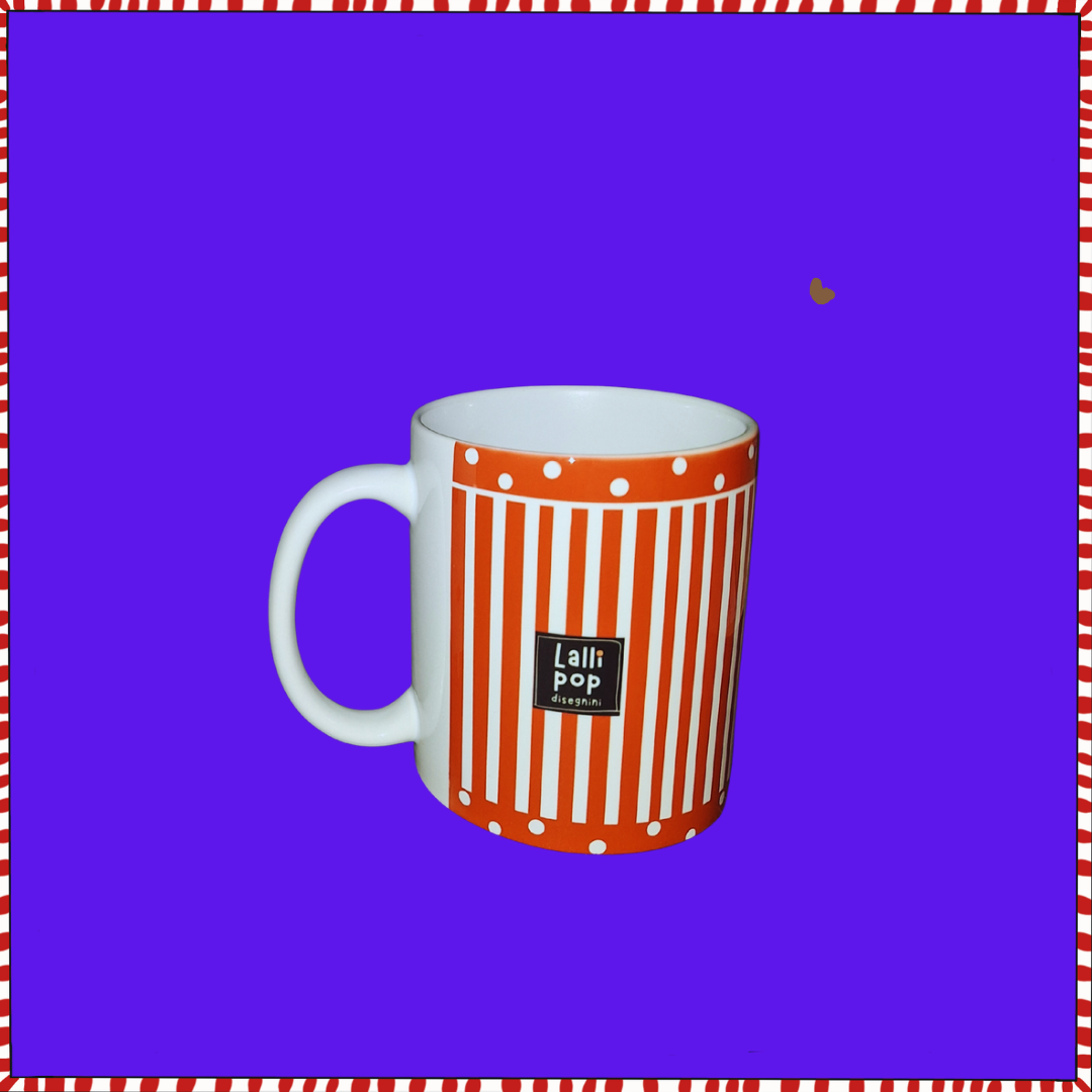 Speciale Natale: tazza a righe rosse Lallipop